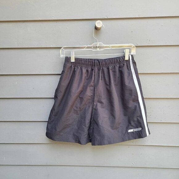 Reebok Black Tennis Shorts with White Stripe Accent size Large - Picture 5 of 8